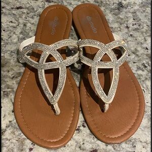 David’s Bridal rhinestones sandals